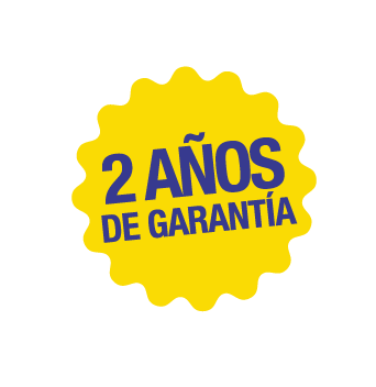 2 años de garantía